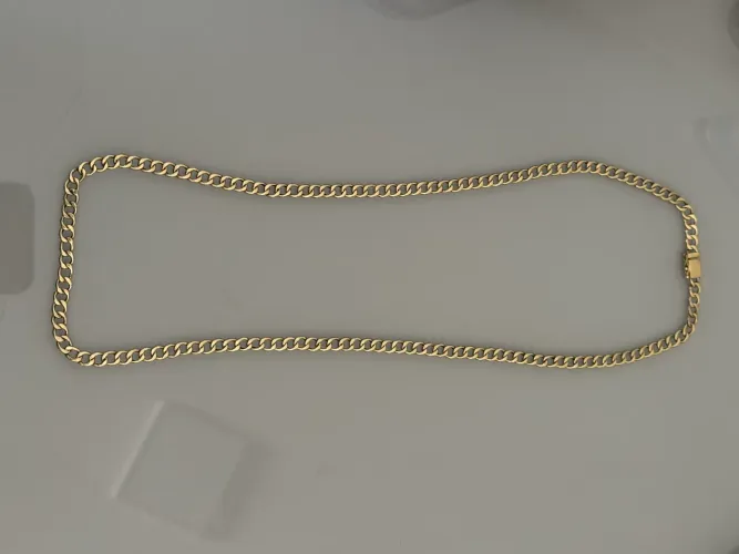 Corrente ouro 18k modelo grumet / 16,42g