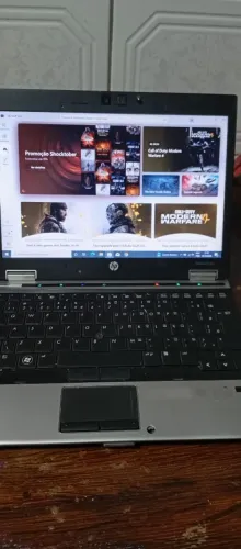 Notebook Hp elitebook 2540p i5 4gb memória hd250 wi-fi win10 bluetooth office tela 12.1P