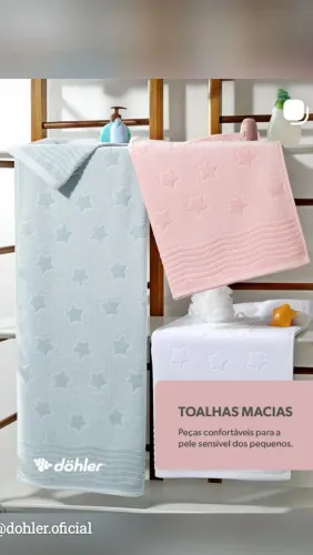 Toalha de Banho Infantil Döhler Sky