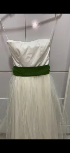 Vestido Branco Juvenil Elegante para Casamento
