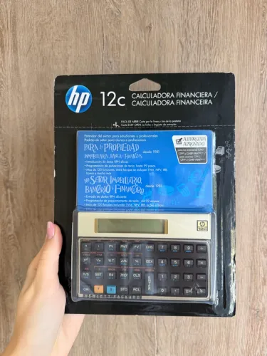 Calculadora Financeira HP 12c Gold Lacrada