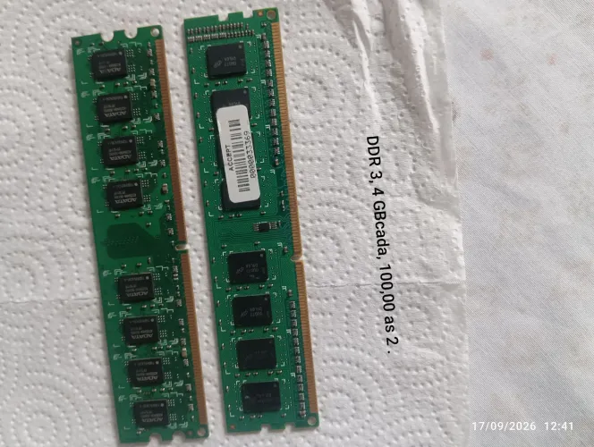 DDR 3 4 GB cada