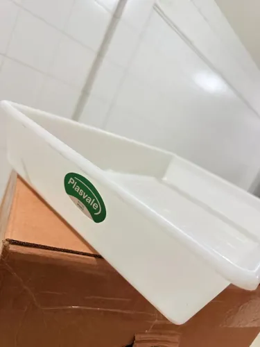 Caixas Plásticas Alimentícias Brancas | 4 Unidades