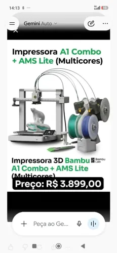 Bambu Lab A1 com AMS Lite