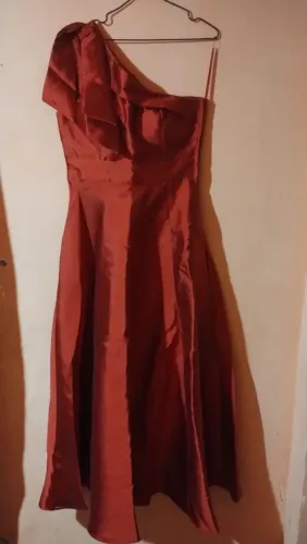 Vestido Terra-cota , Tam 46, usado uma única vez.
