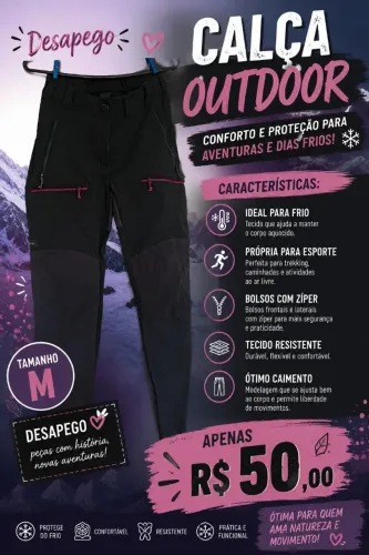 Calça outdoor 