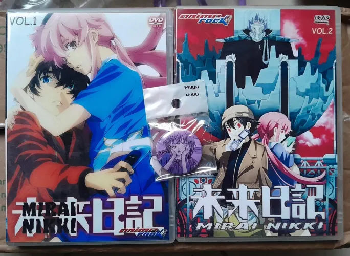 2 DVDs Mirai Nikki