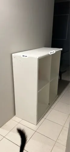 Nicho com fórmica branca