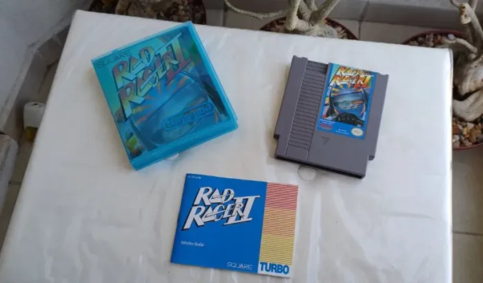 Jogo Rad Racer 2 Nes C/ Manual + Case Nintendo Excelente