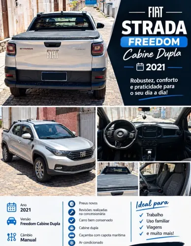 Fiat Strada Freedom 1.3 Flex 8V CD 2021