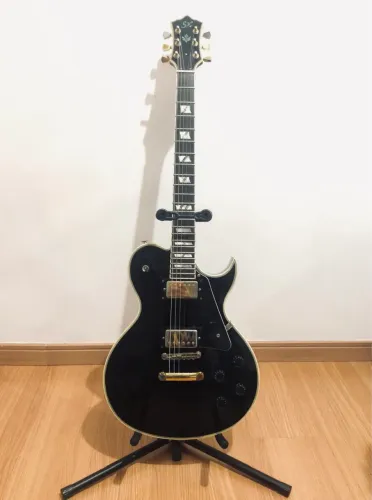 Guitarra Sx Les Paul GG1 custom black