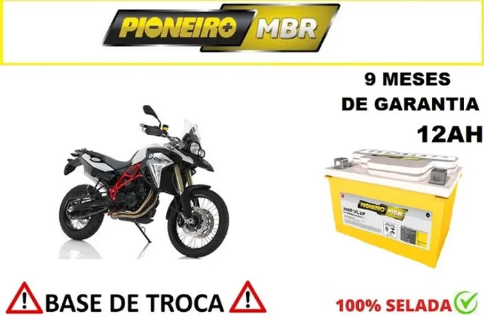 Bateria Automotiva BMW F 800 Pioneiro 12Ah 12v  