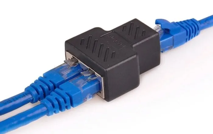 Emenda Cabo De Internet Rj45 Expansor Duplica Sinal De Rede Arduino Automação COD-CP686  