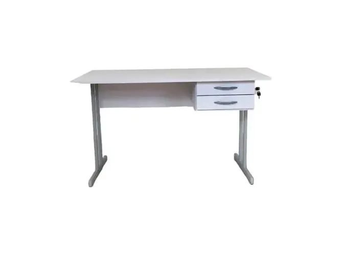 Mesa de escritório com gaveta