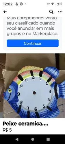 Peixe cerâmica 