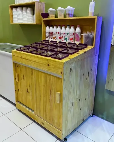 Balcão para açaiteria 