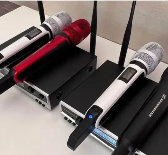 Microfones sem fio senheiser novos