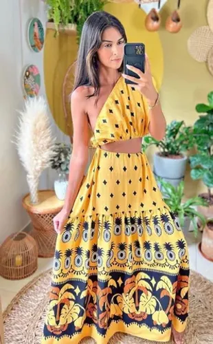 Vestido farm P novo