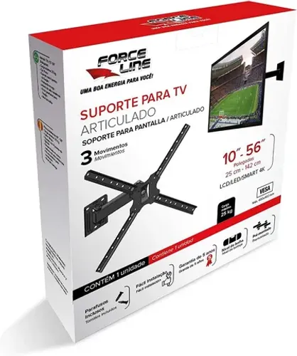 Suporte Para Tv Articulado 3 Movimento 10"-56" 0110200077