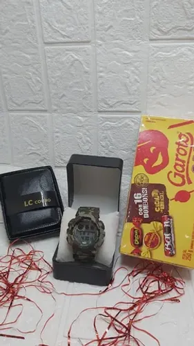 Kit Presente Dia Dos Namorados Caixa Bombom Garoto Relogio Carteira