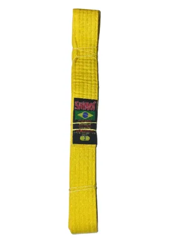 Faixa amarela de jiu jitsu tamanho 3 