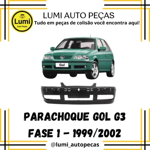Parachoque Gol G3 Fase 1 - NOVO 