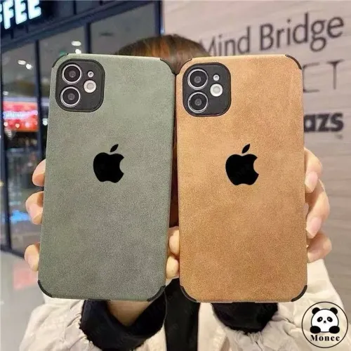 Capa iPhone tipo veludo 