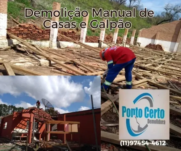 Serviço de Demolição e Remoção de Entulhos
