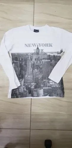Lote de 7 Camisetas Grife Manga Longa p/Menino 