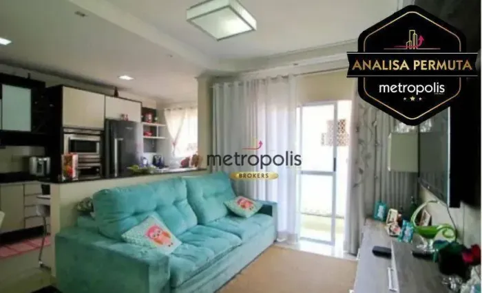 Sobrado à venda, 133 m² por R$ 620.000,00 - Jardim Cambuí - Santo André/SP