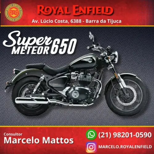 SUPER METEOR 650 2026 0KM Interstellar Green - Consultor Marcelo Mattos