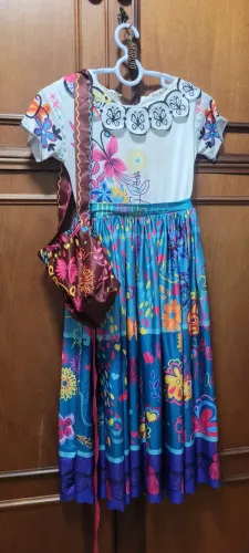 Vestido Infantil Mirabel Encanto Tamanho 7 anos