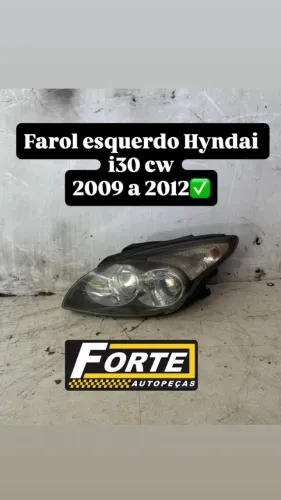 Farol Esquerdo Hyundai i30 2009 a 2012