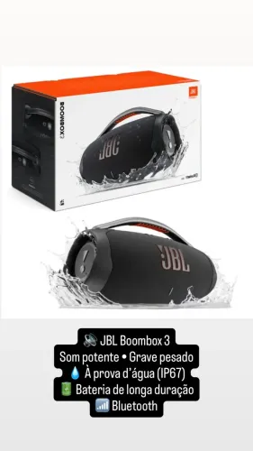 JBL Boombox 3 - Nova Lacrada