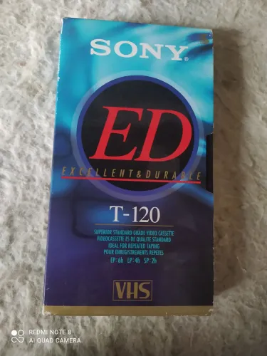 Fita VHS Sony ED T-120