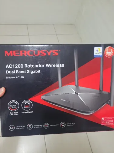 Roteador Wireless Mercusys AC1200 Dual Band Gigabit