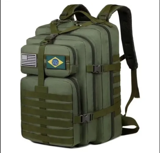 Mochila Tática Camping Militar 50 Litros Resistente