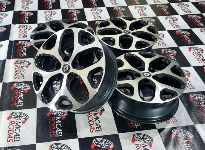 Jogo de Rodas aro 17" Renault Captur Duster e Oroch 5x114 Originais Zeradas 