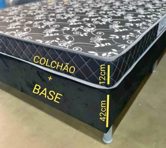 Cama Box + Colchão  D20Casal 138x188cm