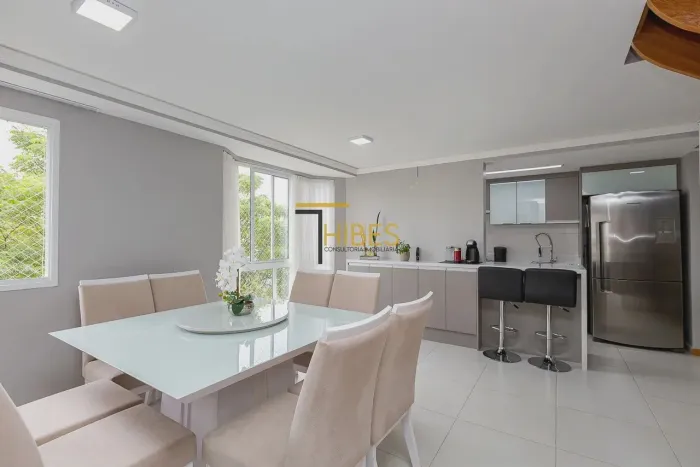 Cobertura duplex ecoville, face norte, mobiliada, 3 dorm. 110 m² privativos,  2 vagas de g