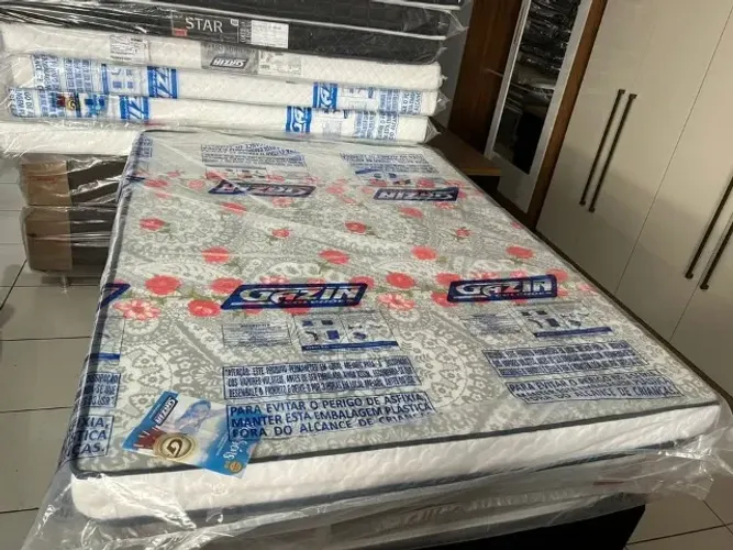 COLCHAO CASAL ESPUMA DENSIDADE D20 1.38X1.88 CM RETIRADO NA LOJA