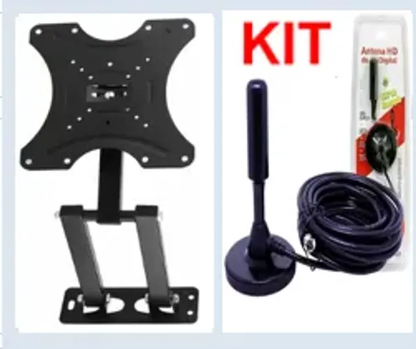 Kit Antena Digital + Suporte Articulado Tv Smart até 55 polegadas z1032