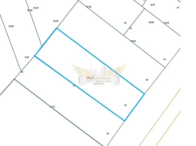 Terreno Comercial/Residencial para Comprar, 340m² - Vila Gilda, Santo André/SP.
