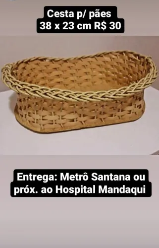 Cesta para pães 38x23cm