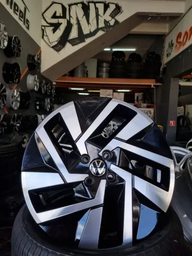 Jogo de rodas novas aro 17 4x100 réplica Volkswagen T-Cross 