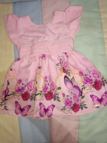 Vestido infantil menina floral 2 anos