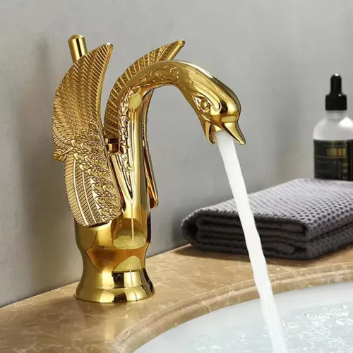 Torneira Exótica Cisne de Luxo Monocomando