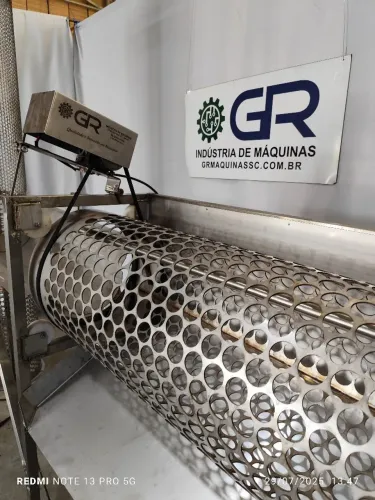 Máquina para classificar ostras 