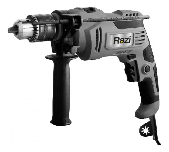 Furadeira De Impacto Razi Vvr 13mm 600w 220v Rz-fi600/m2 - Cinza - 60 Hz