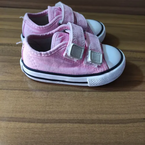 Tênis Converse Bebê Rosa - Tamanho 18